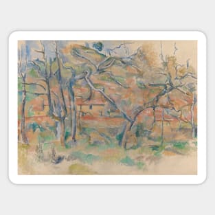 Trees and Houses, Provence by Paul Cezanne Magnet